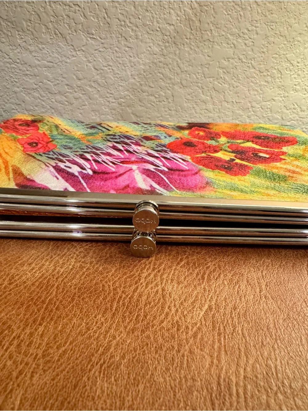 HOBO Lauren Multicolor Floral Frame-Clasp Clutch
